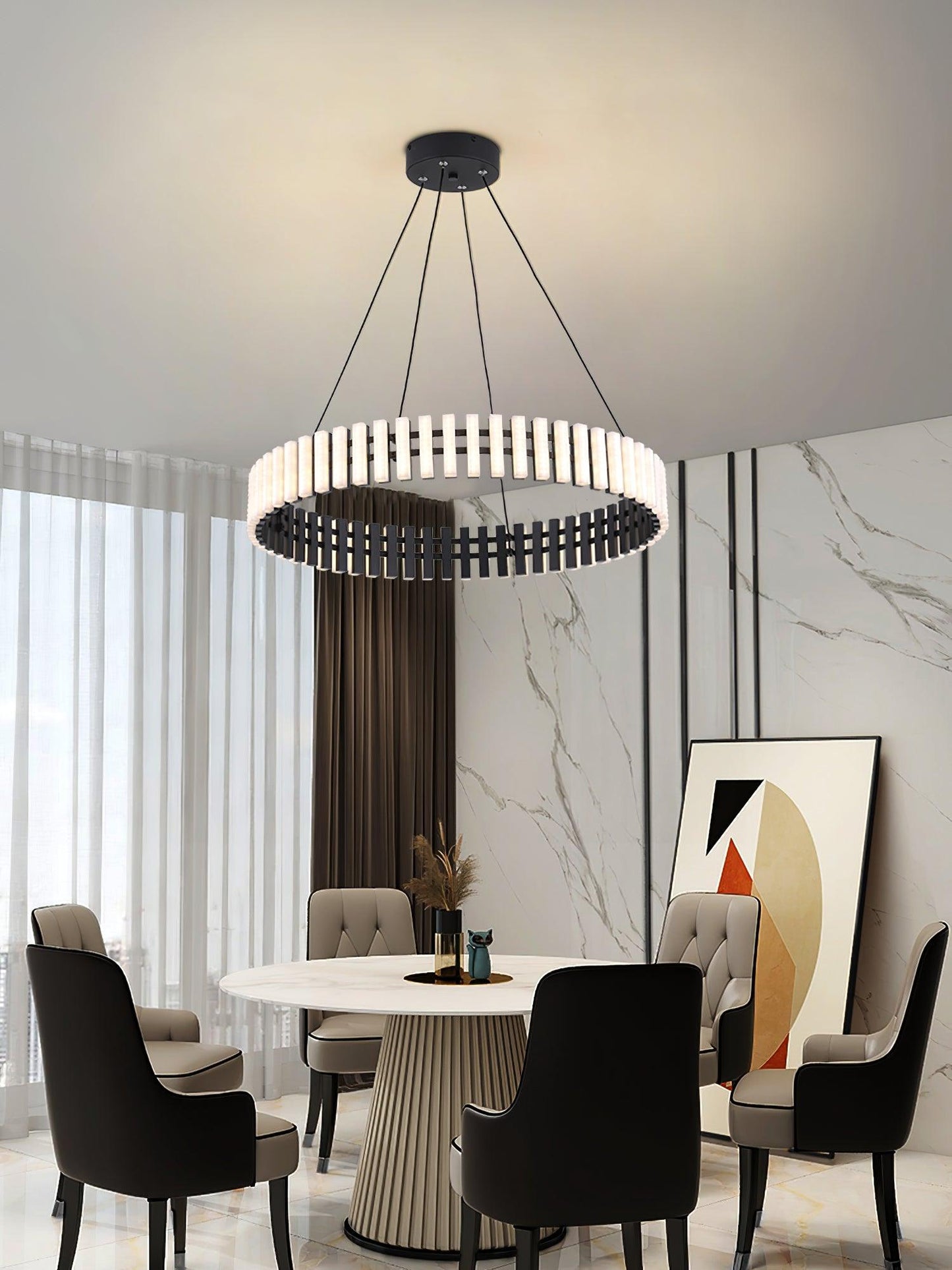 Hanging LED Gasolier Chandelier