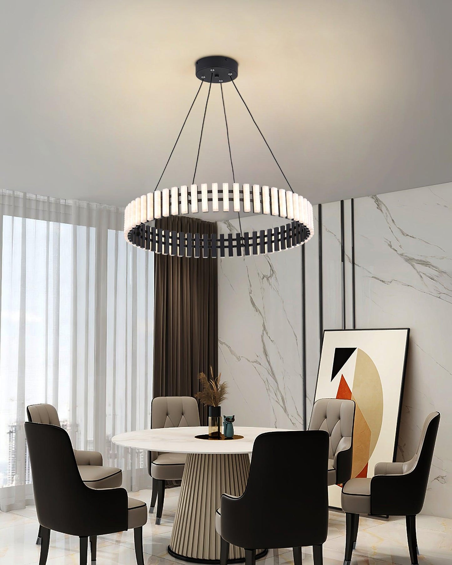 Hanging LED Gasolier Chandelier