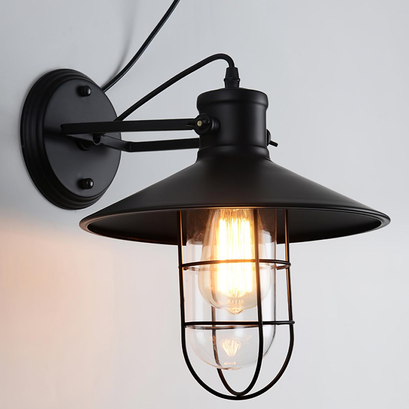 Harbour Industrial Lamp bracket Wall Light