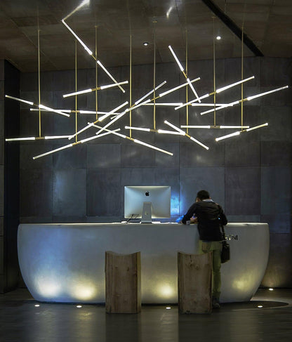 Hash Linear Pendant light Suspension