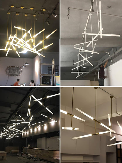 Hash Linear Pendant light Suspension