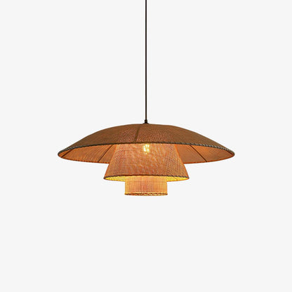 Hat Weave Rattan Drop light Pendant Lamp