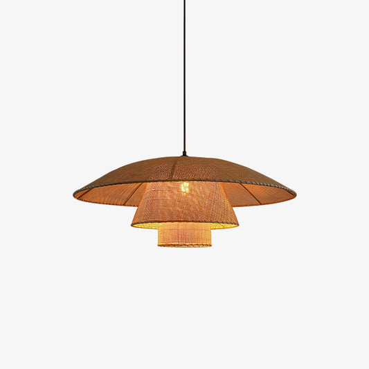 Hat Weave Rattan Drop light Pendant Lamp