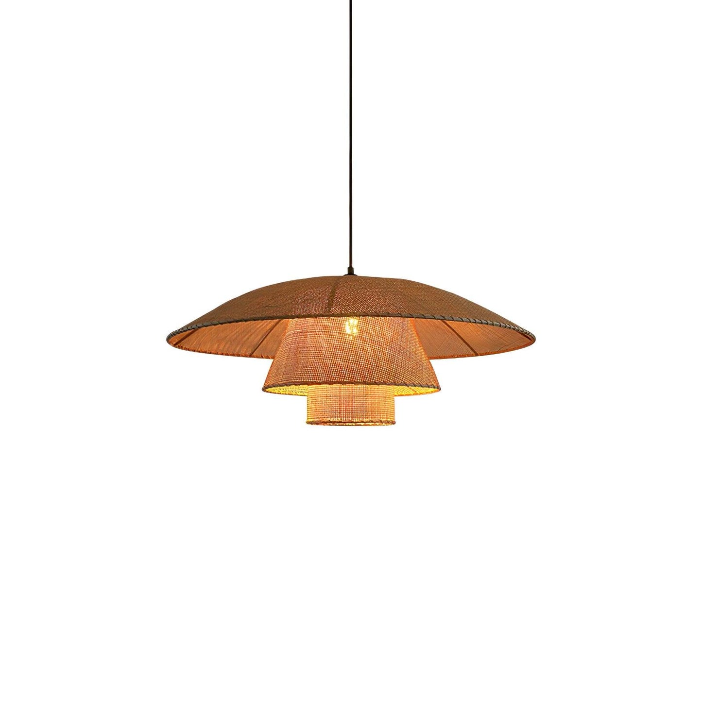 Hat Weave Rattan Drop light Pendant Lamp