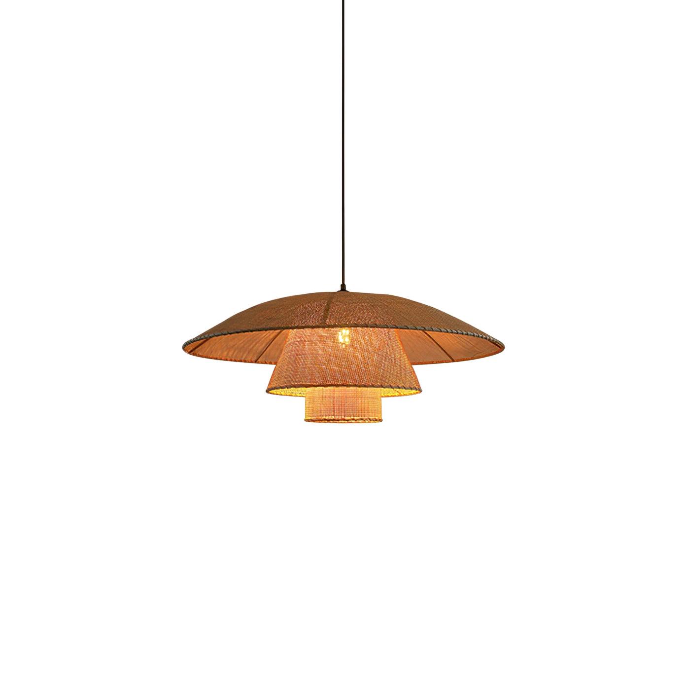 Hat Weave Rattan Drop light Pendant Lamp