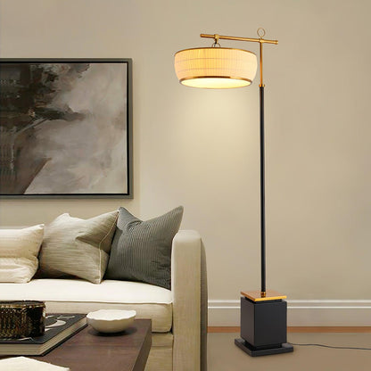 Hejun Fabric Free-standing Lamp Floor Lamp