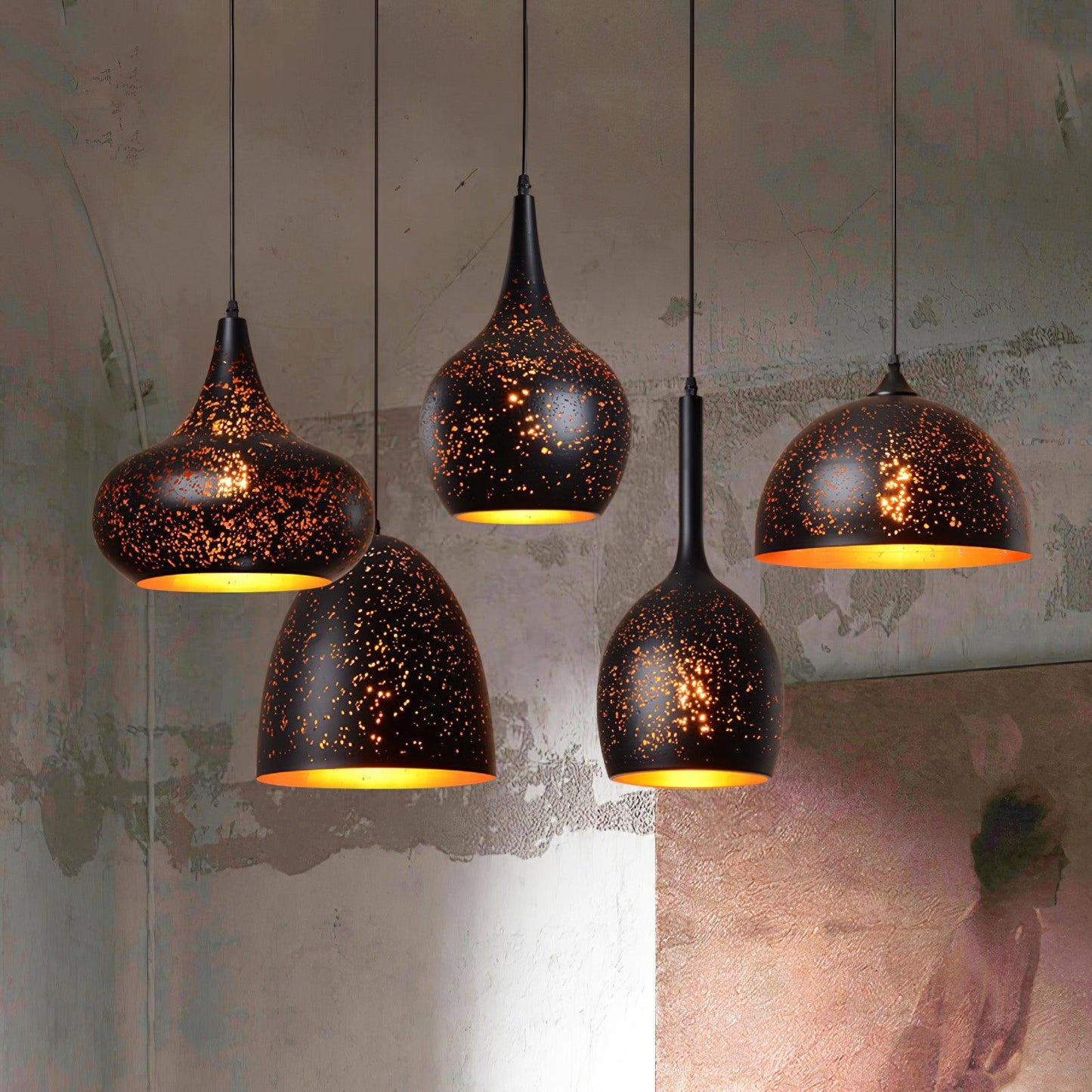 Hollow Industrial Ceiling light fitting Pendant Lamp