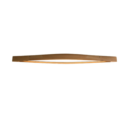 Horizon Linear Wood Flush mount light Ceiling Lamp