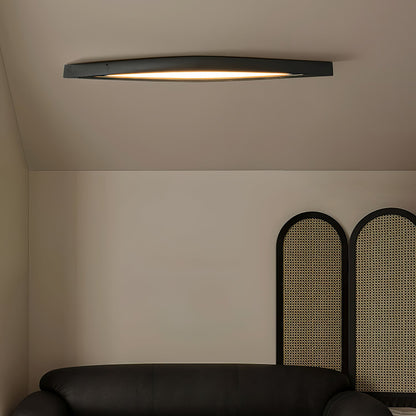 Horizon Linear Wood Flush mount light Ceiling Lamp