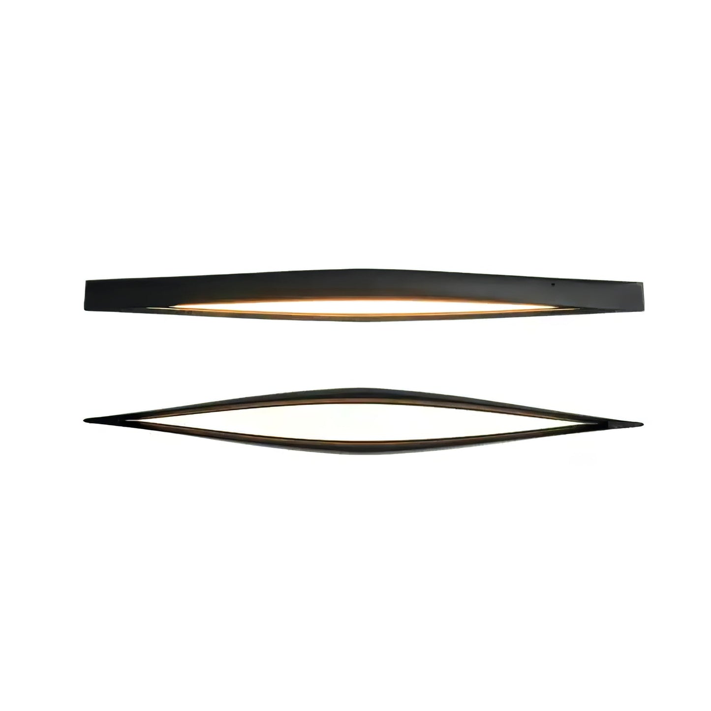 Horizon Linear Wood Flush mount light Ceiling Lamp