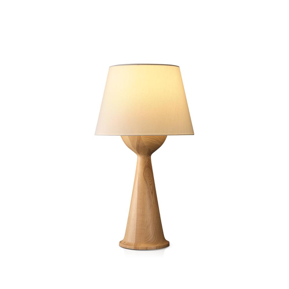 Hourglass Wood Task lamp Table Lamp