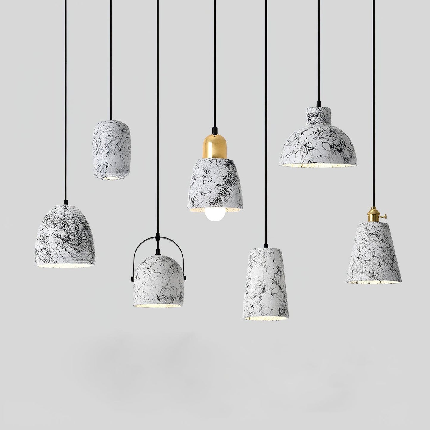 Hubble Cement Hanging light Pendant Lights