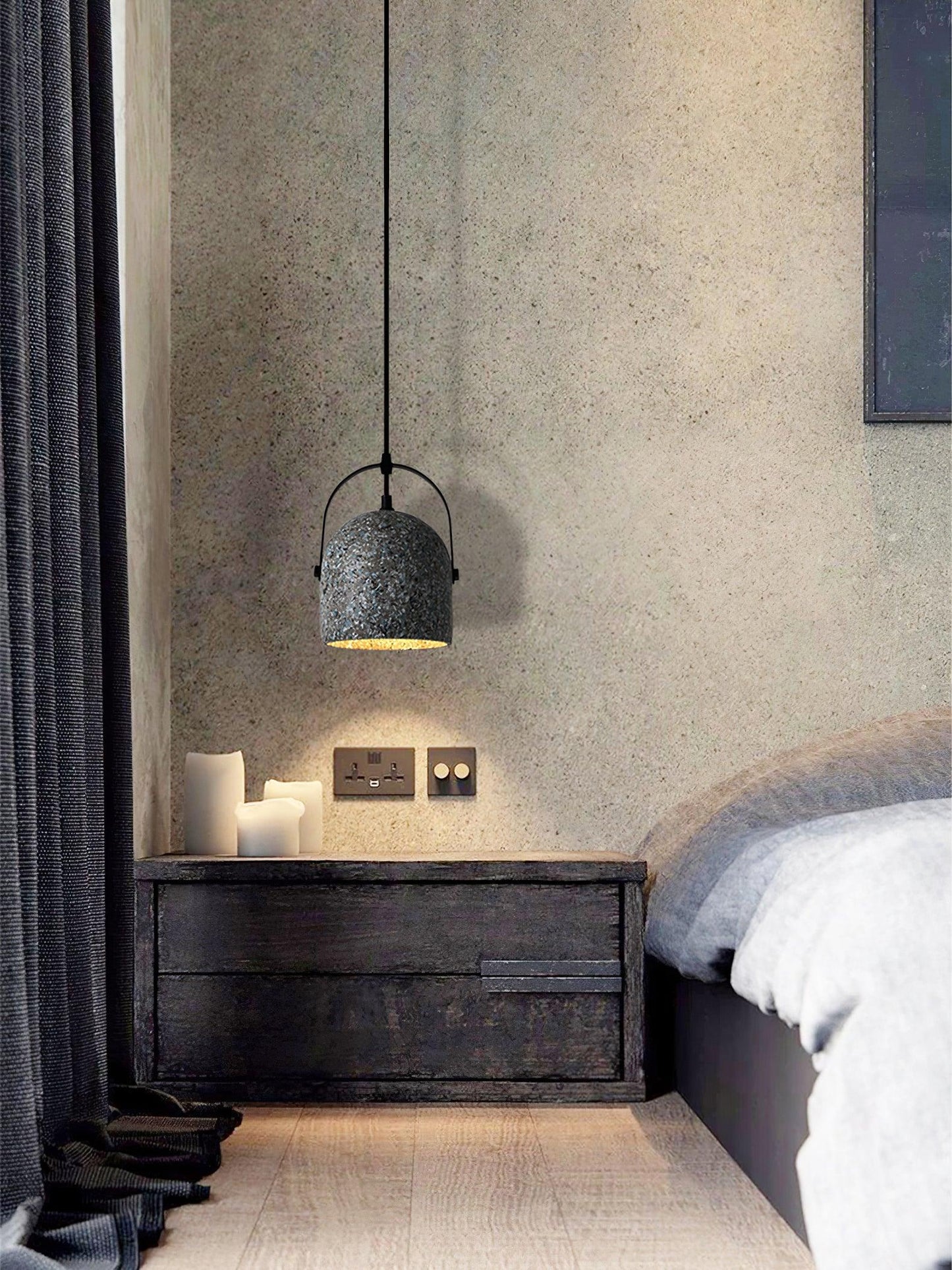 Hubble Cement Hanging light Pendant Lights