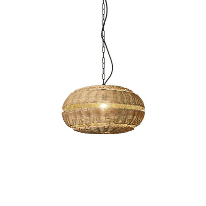 Hues Wicker Hanging light Pendant Lamp