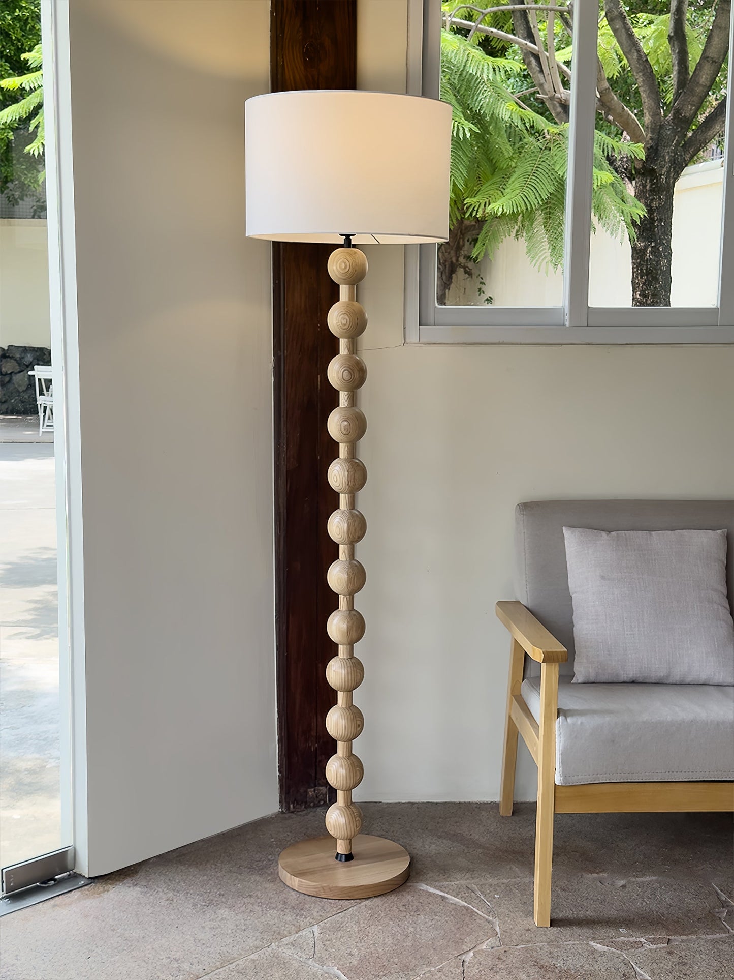 Hugo Barbell Free-standing Lamp Floor Lamp