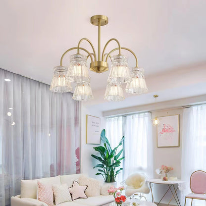 Ice Cream Crystal Gasolier Chandeliers