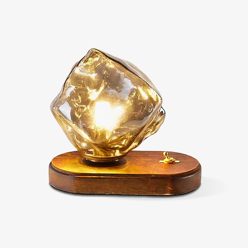 Ice Stone Glass Reading light Table Lamp