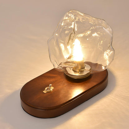 Ice Stone Glass Reading light Table Lamp