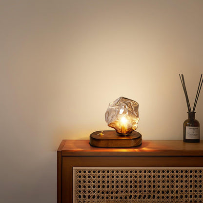 Ice Stone Glass Reading light Table Lamp