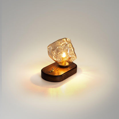 Ice Stone Glass Reading light Table Lamp