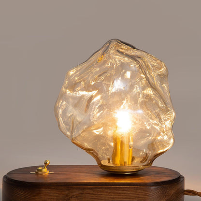 Ice Stone Glass Reading light Table Lamp