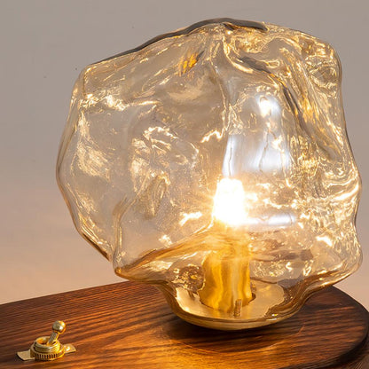 Ice Stone Glass Reading light Table Lamp