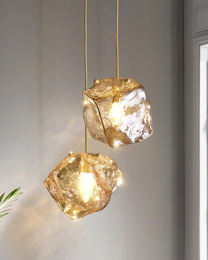 Illyria Ice Glass Drop light Pendant Lamp