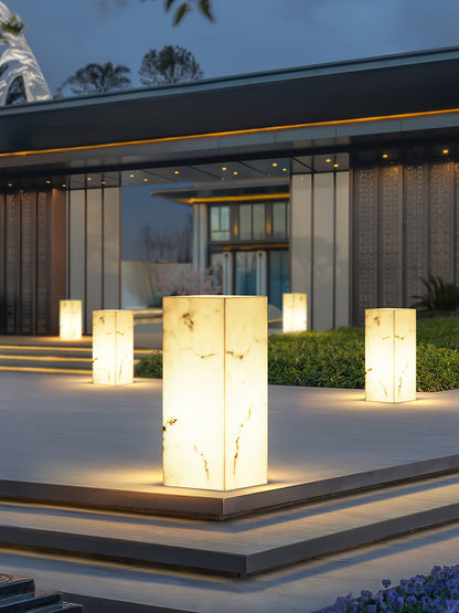 Imitation Marble Cube Landscape light Outdoor Light