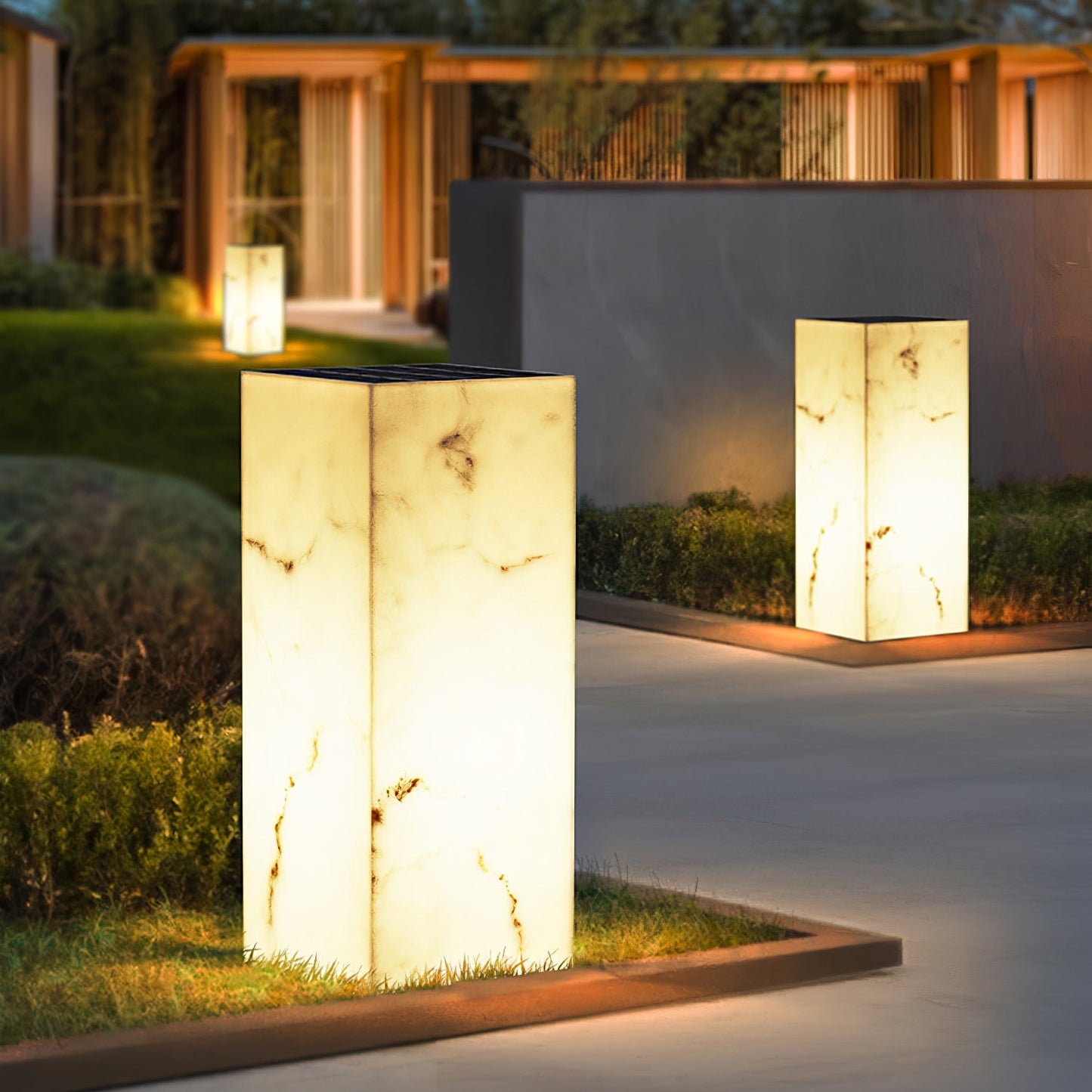 Imitation Marble Cube Landscape light Outdoor Light