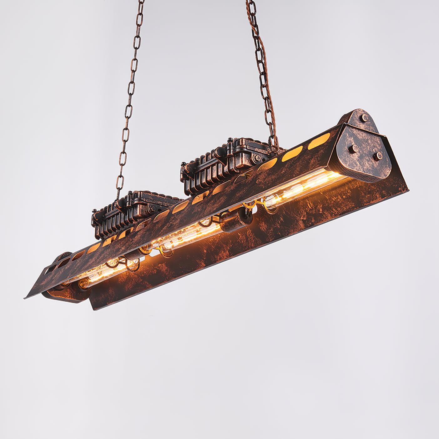 Industrial Steampunk Electrolier Chandelier