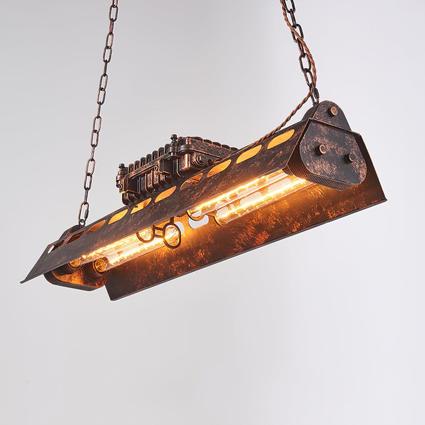 Industrial Steampunk Electrolier Chandelier