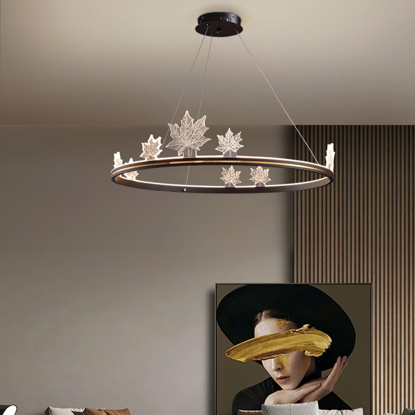 Ion Leaf Ceiling fixture Chandelier