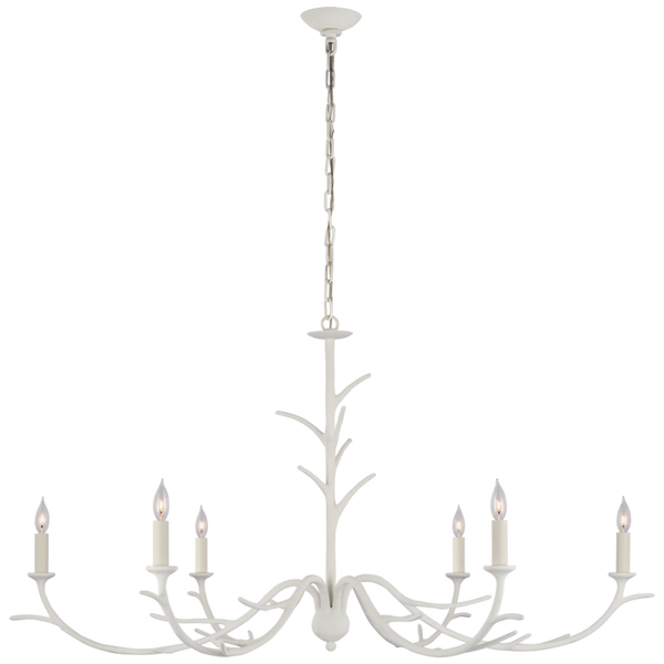 Large Chandelier - Plaster White