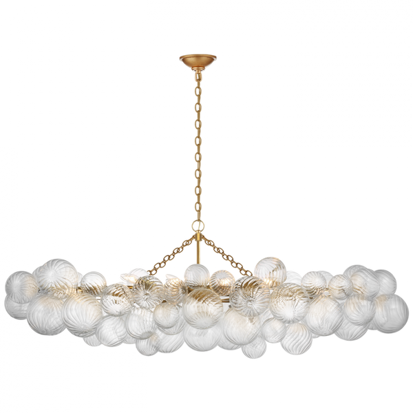 Large Linear Chandelier - Gild