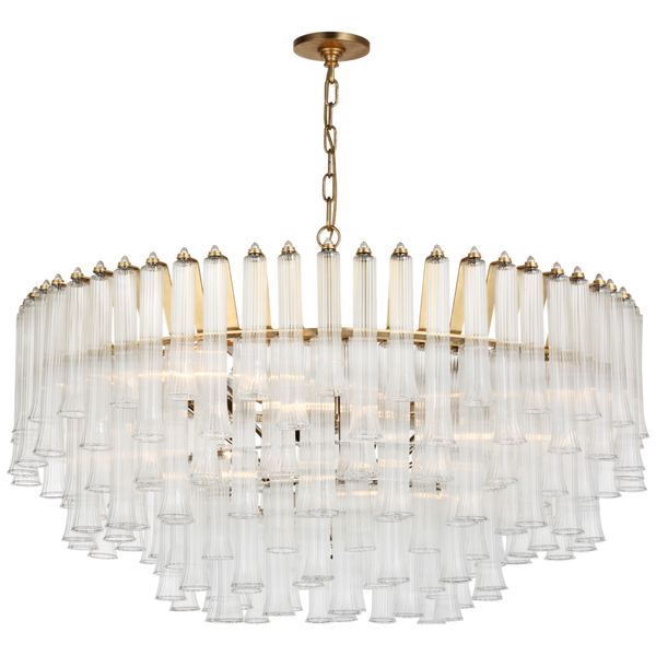 X-Large Chandelier, 12-Light, Gild, 40"W (JN 5254G-CG CX32V)