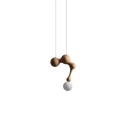 Jenna Wooden Hanging light Pendant Lamp