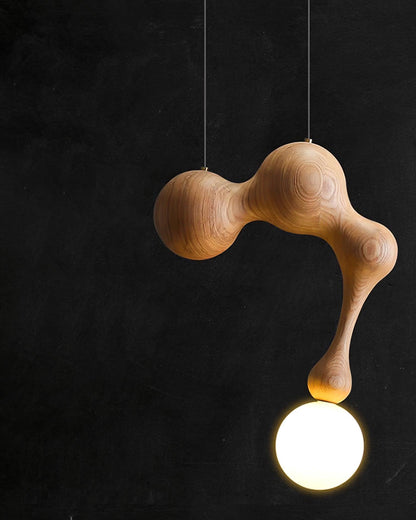 Jenna Wooden Hanging light Pendant Lamp