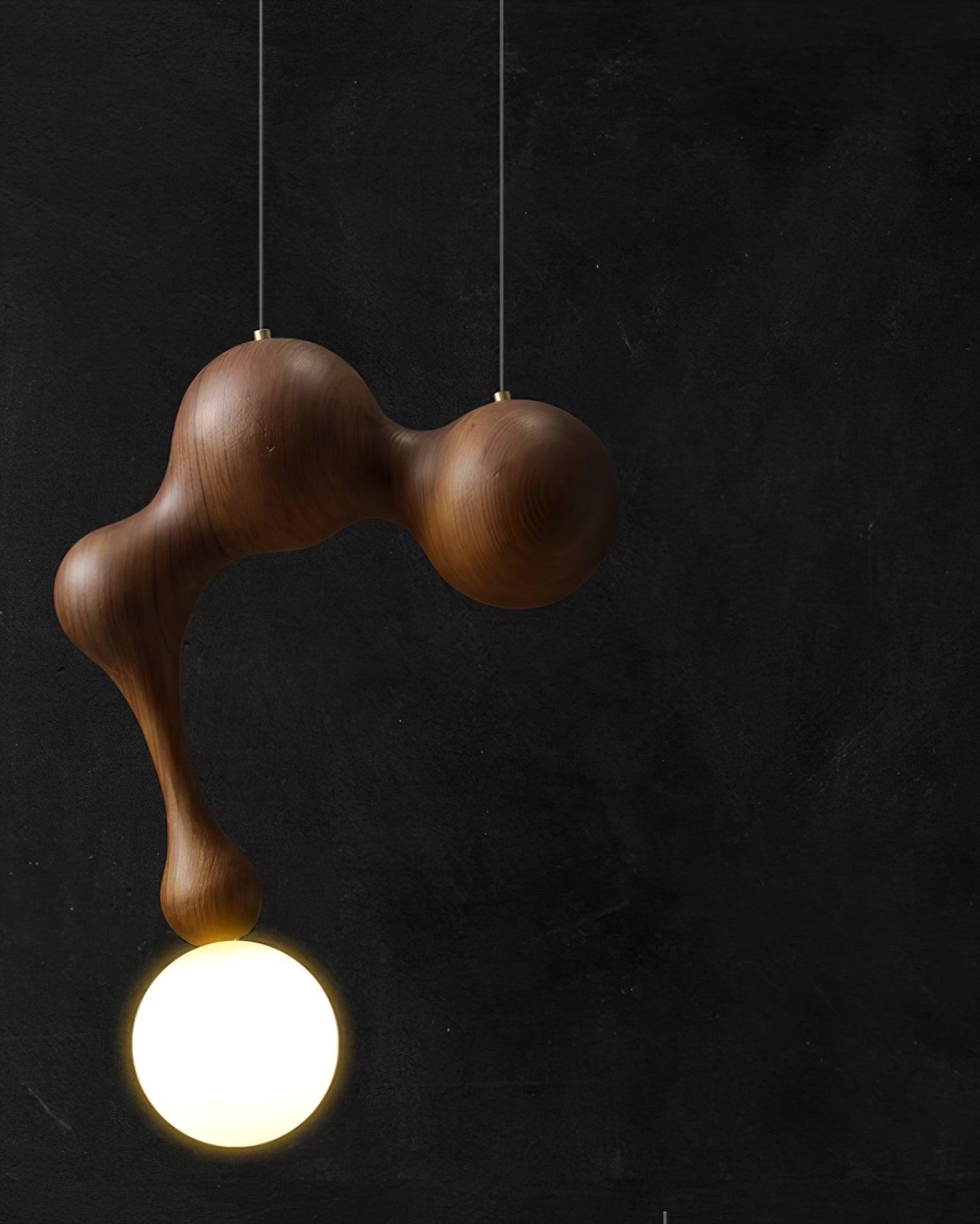 Jenna Wooden Hanging light Pendant Lamp