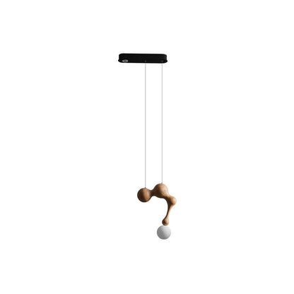 Jenna Wooden Hanging light Pendant Lamp