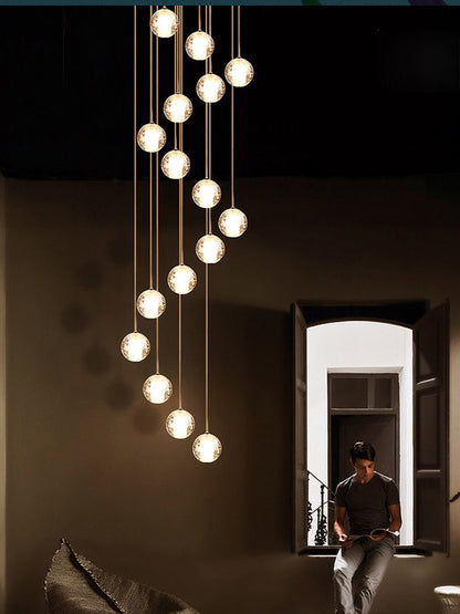 Crystal Bubbles balls Hanging light Pendant Lamp