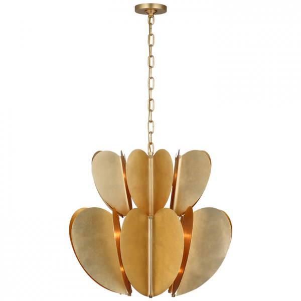 Two Tier Chandelier, 8-Light, Gild, 25.5"W (KS 5132G CU2CF)