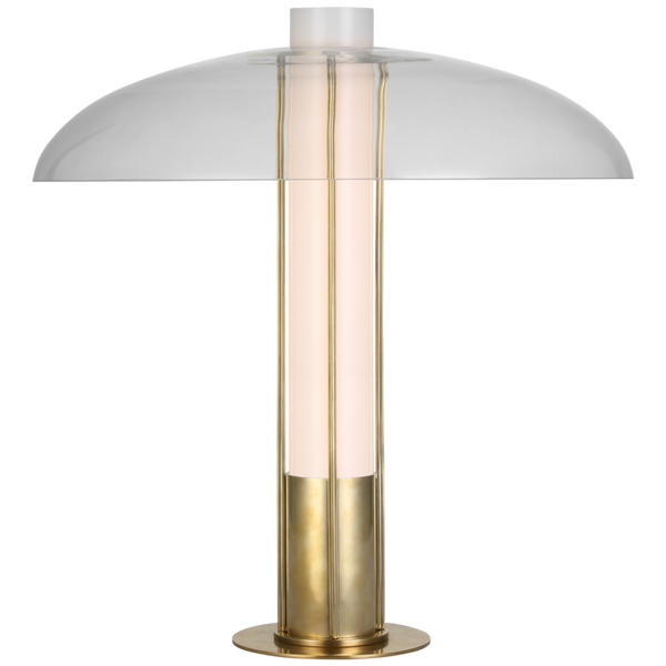 Medium Table Lamp, 1-Light, Antique-Burnished Brass, 19"H (KW 3420AB-CG CU2D8)