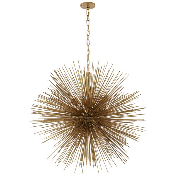 Large Round Chandelier, 20-Light, Gild, 40.25"W (KW 5072G 2UZWN)