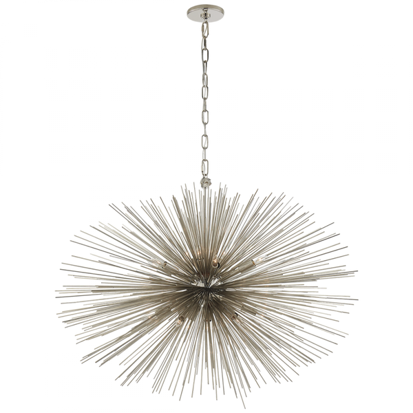 Chandelier, 20-Light, Polished Nickel, 38"W (KW 5074PN 2R538)