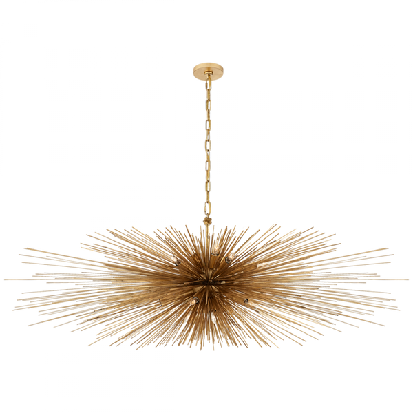 Linear Chandelier, 16-Light, Gild, 60"W (KW 5182G CLX3C)