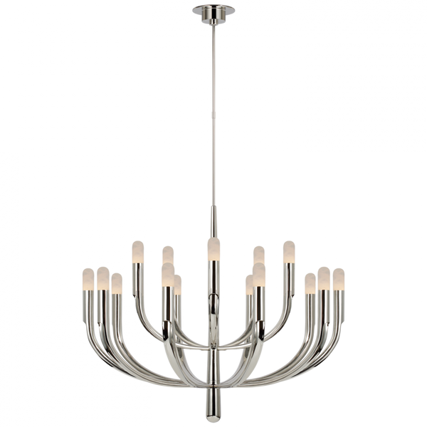 Tiered Chandelier - Polished Nickel