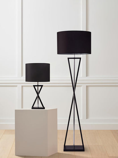 Kaden Black Floor-mounted Lamp Floor Lamp