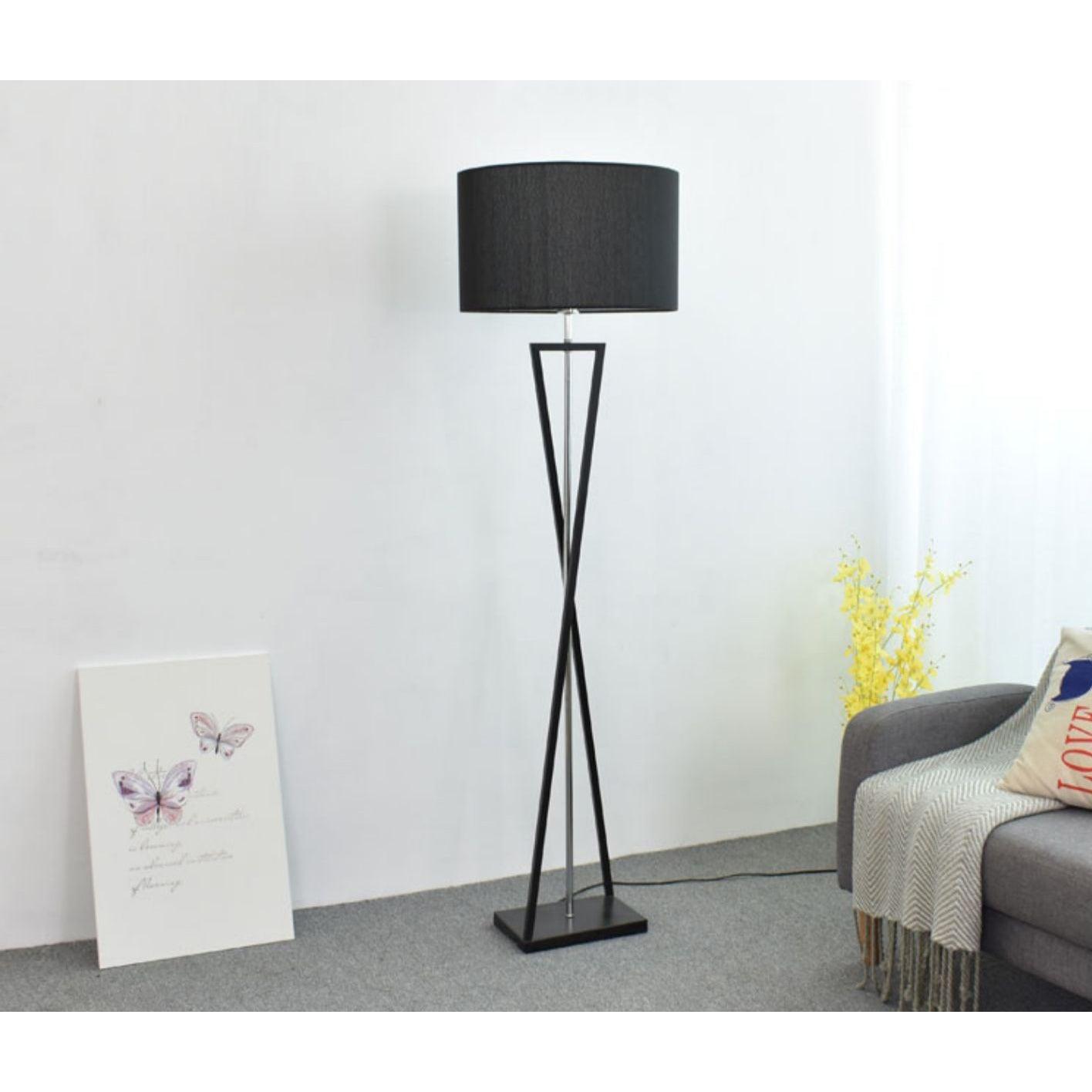 Kaden Black Floor-mounted Lamp Floor Lamp