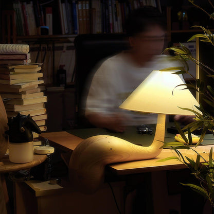 Kakuda Pine Side table lamp Desk Lamp