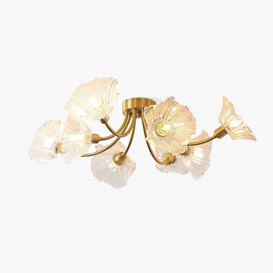 Kalin Flower Glass Overhead fixture Ceiling Lamp